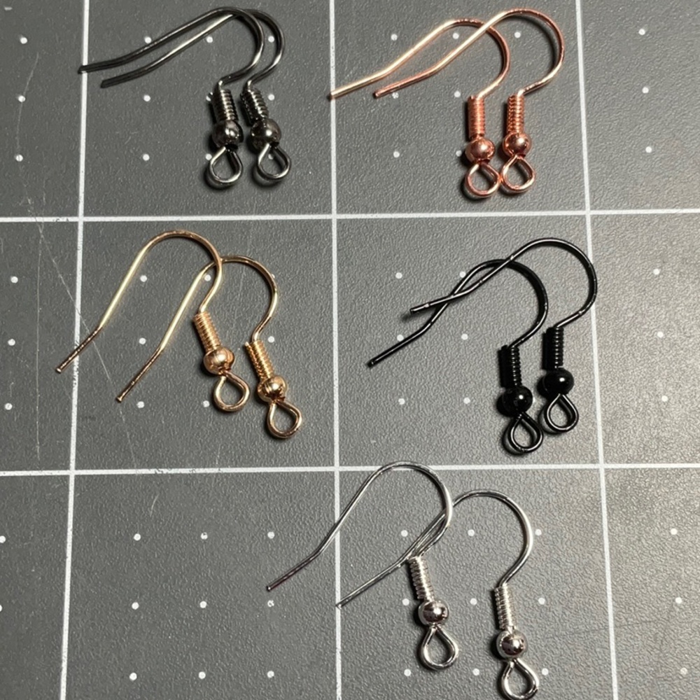 Findings: Steel Earring Wires (20)